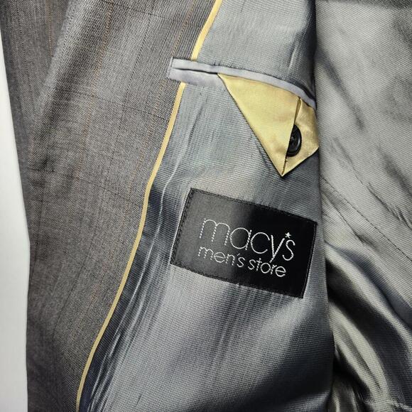 Michael Kors Stylish Gray Suit Jacket Blazer - Picture 8 of 10